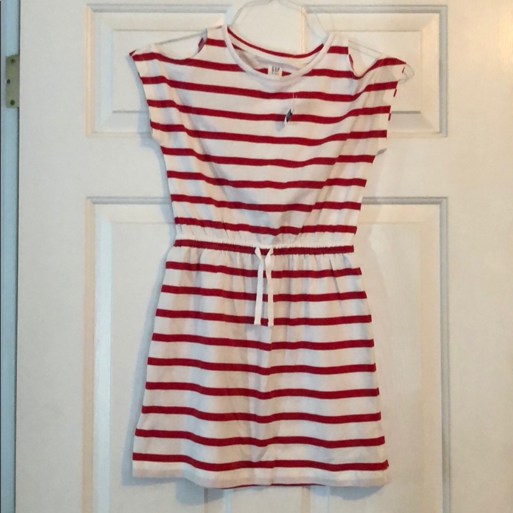 Gap red striped dress NEW!